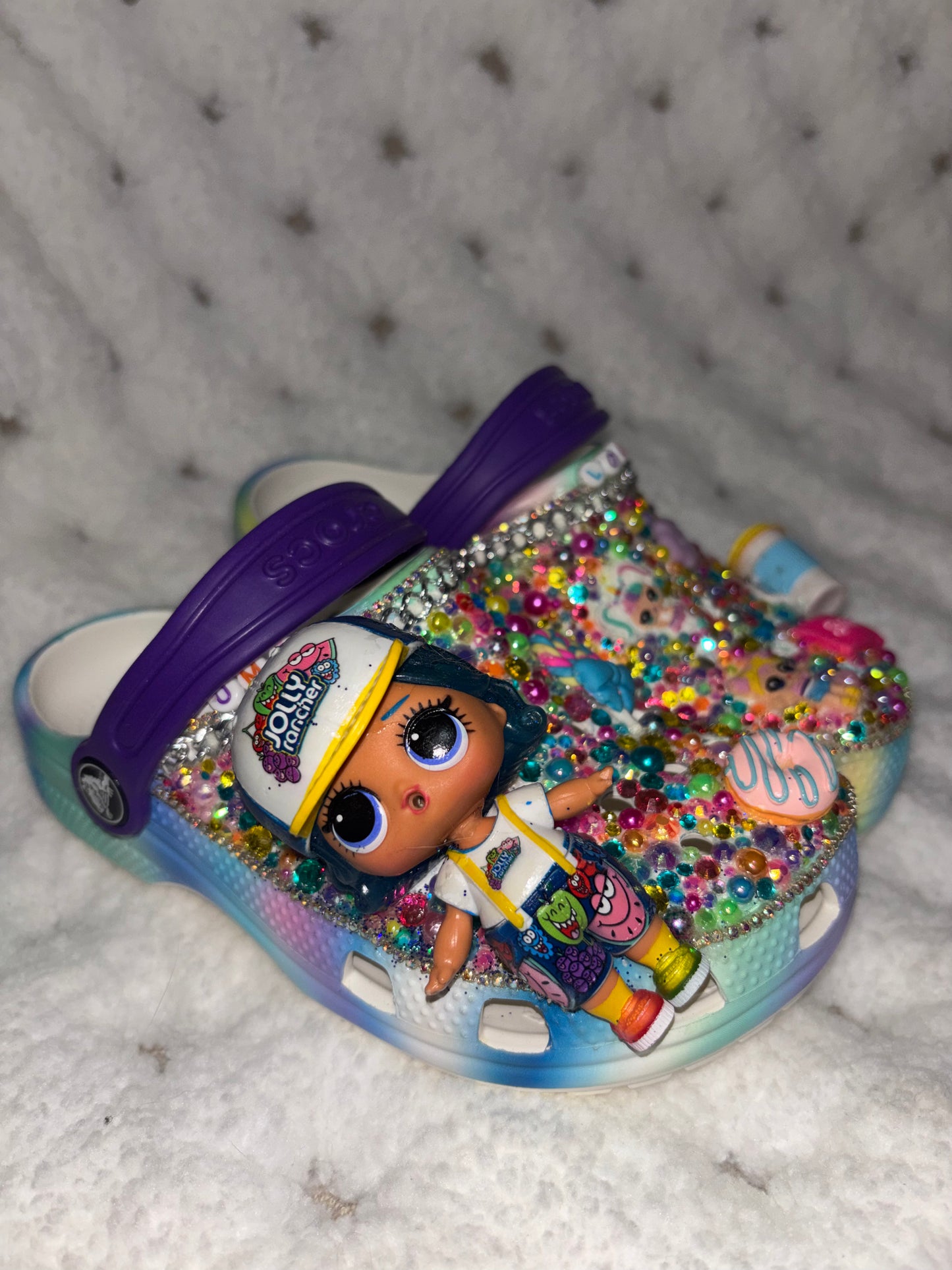 Custom Bling LOL Surprise Crocs – Size 12C